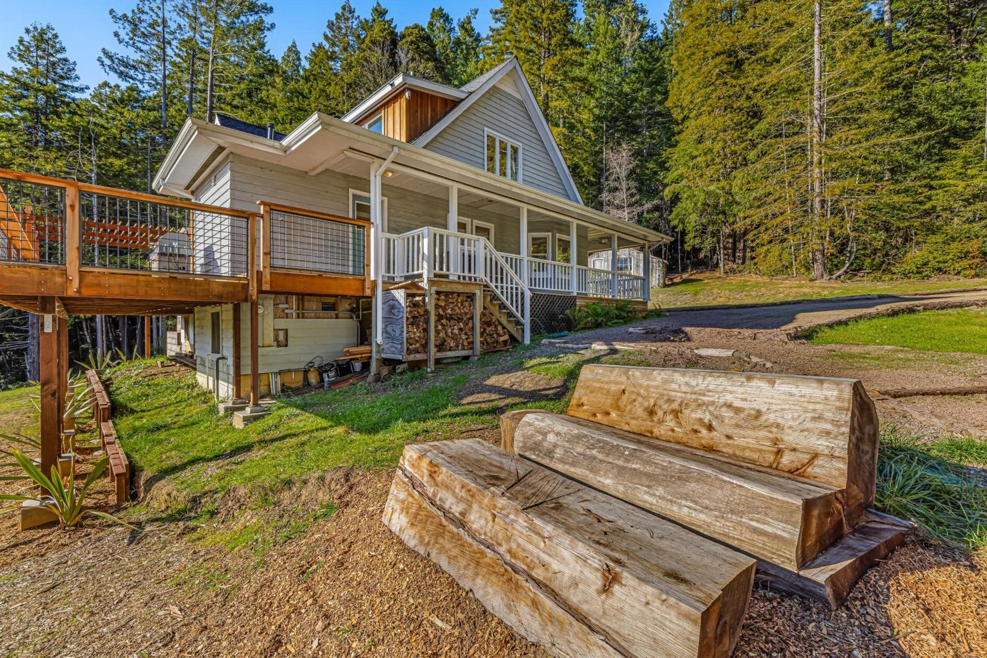 Mendocino Redwood Retreat - Vista Home Albion ภายนอก รูปภาพ
